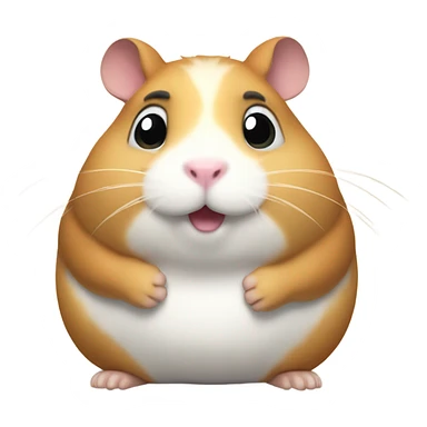 Fat hamster that’s so fat he’s blurry and takes up more than the whole screen sticker
