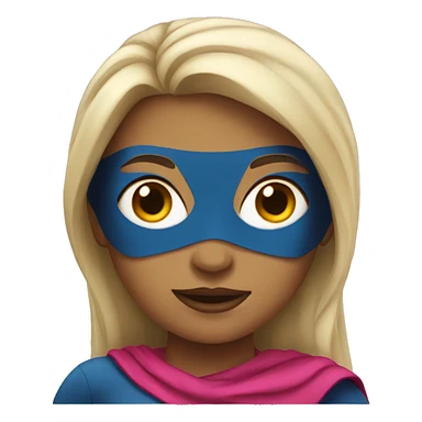 superhero female sticker
