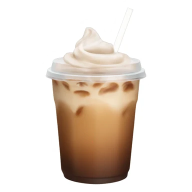 Aesthetic iced coffee sticker