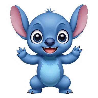 Stitch dancing sticker