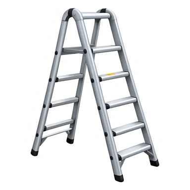 Foldable step ladder sticker