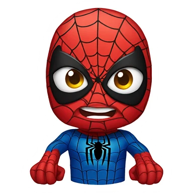 Spiderman emoji  sticker