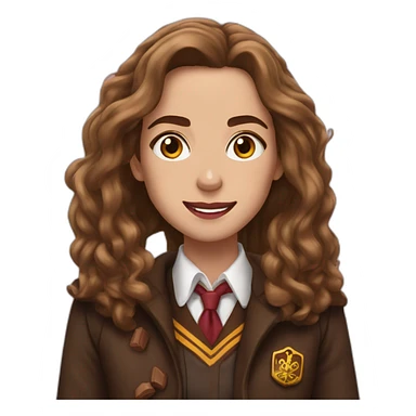 Hermione Granger ate a chocolate sticker