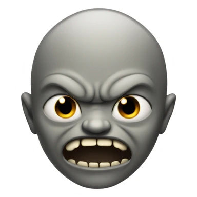 Evil mean creature sticker