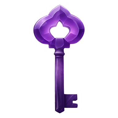 amethyst key sticker