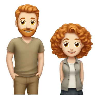 ginger and raisin in love sticker
