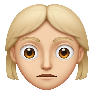 crooked eyes sticker