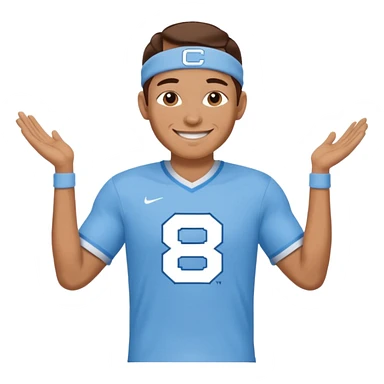 An image of a Tarheel sticker