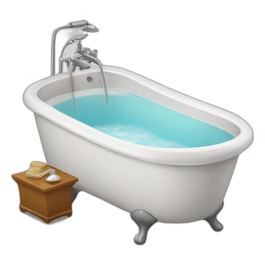 Hotel with bathtub sticker