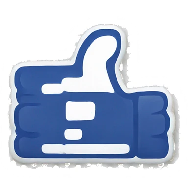 facebook logo sticker