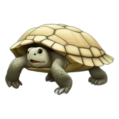 Tortue sur loutre sticker