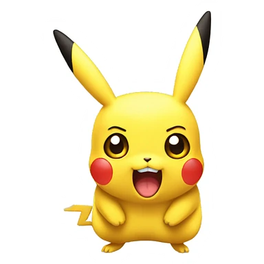 shocked pikachu sticker