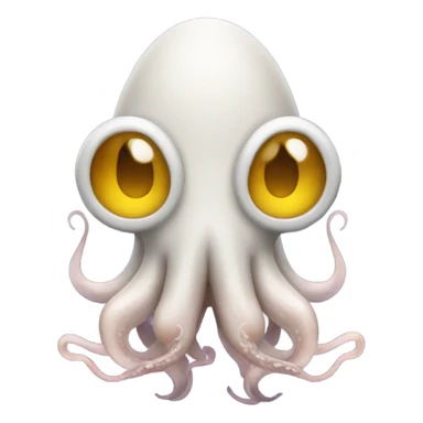 Squid drinking alcohol sticker