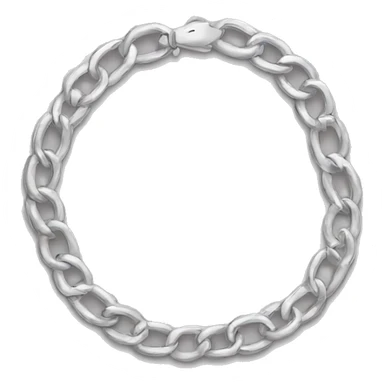 Silver bracelet sticker