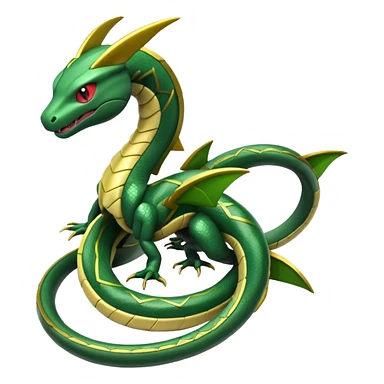 Pokemon  legendary Rayquaza sticker