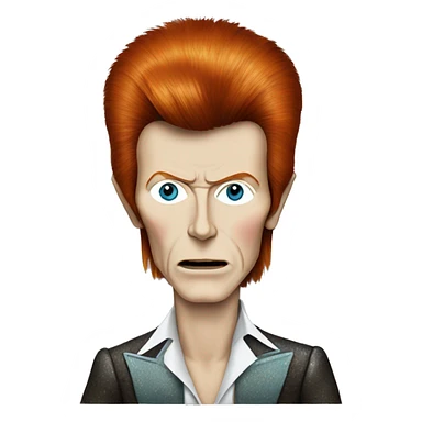 David bowie as Ziggy stardust sticker