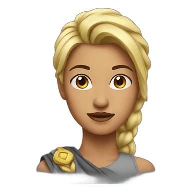 A strong woman sticker