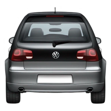 Schwarzblack vw golf 4 sticker