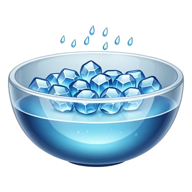 a bowl of crystal sticker