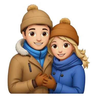 Snow love sticker