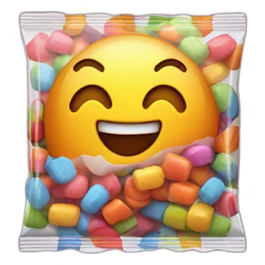 candy wrapper sticker