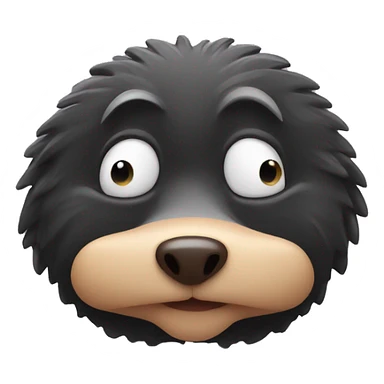 Mole with snout sticker