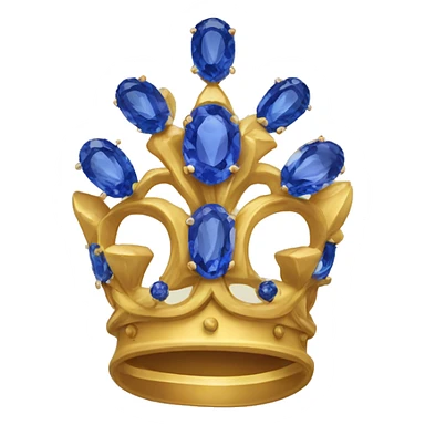 curonne avec plusieurs sapphire sticker