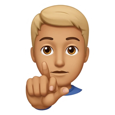 finger pointing at me sticker