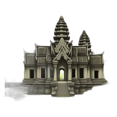 angkor wat temple landscape sticker