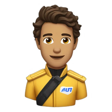 Lando Norris horse riding sticker