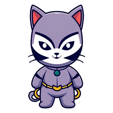 cat woman sticker