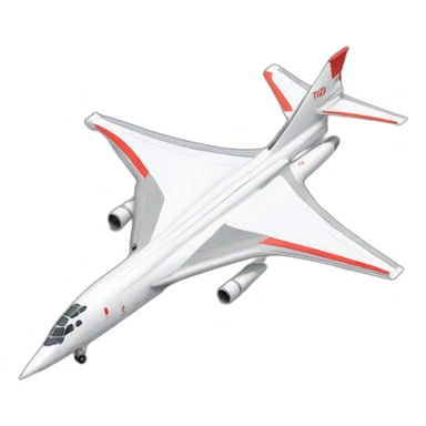 tu 160 plane sticker