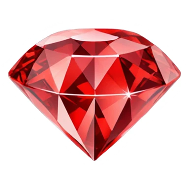 Red diamond sticker
