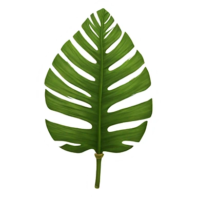 Palm frond with ornament  sticker