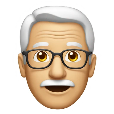 un abuelo con fajos de billetes sticker