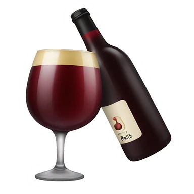 red wine, paris, beer sticker