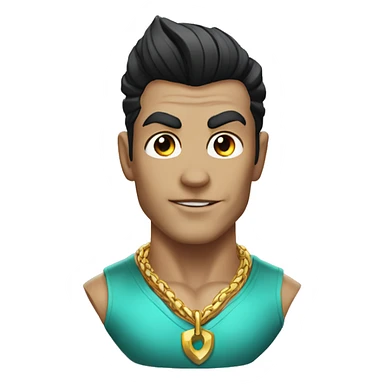 Namor with necklace sticker