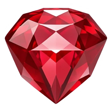 gem glitter red sticker