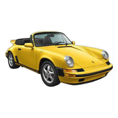 Une porche qui dance sticker