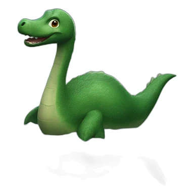 Nessie dans apex sticker