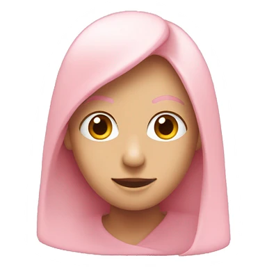 Light pink ehart sticker