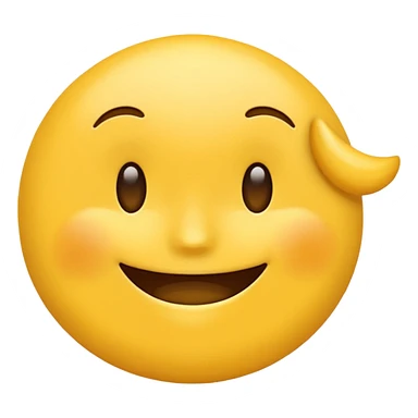 Make it a sideways facing emoji also 2d sticker