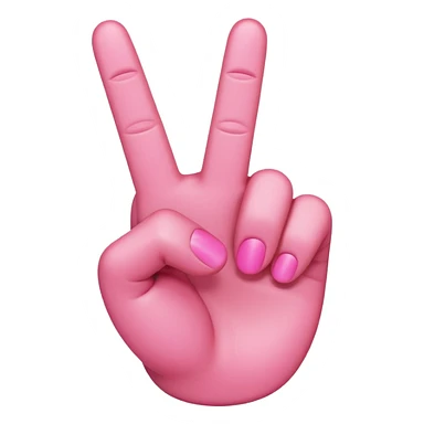 pink middle finger emoji  sticker