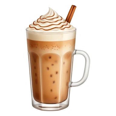 Iced chai latte sticker
