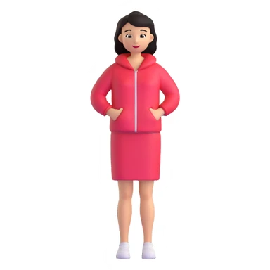 stylish woman sticker