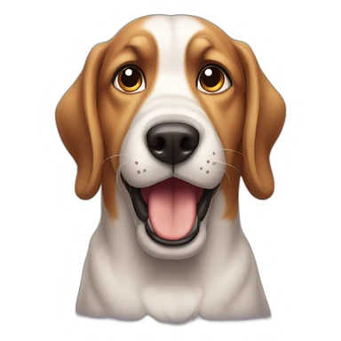 Outraged dog sticker