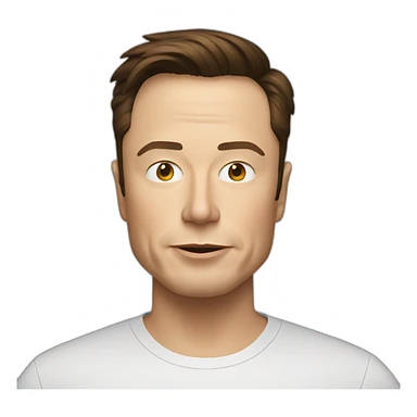 Elon musk qui se pignouf sticker