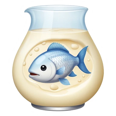 fish and mil sticker