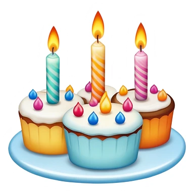 candles and cakes  sticker