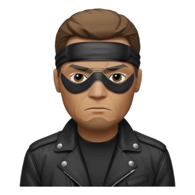 Create nick fury Superhero Emoji face only sticker